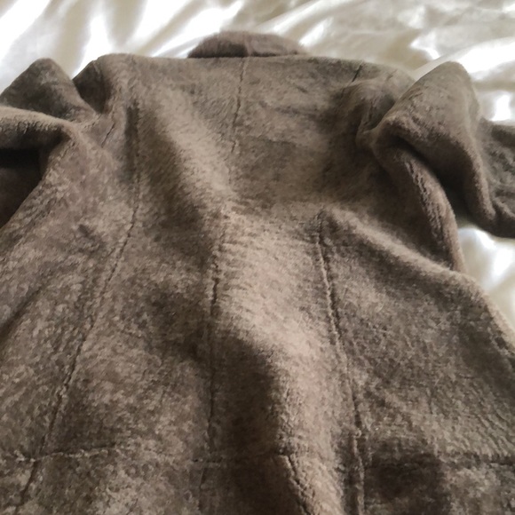 ❤️SALE❤️Genuine-shearling/ sheared fur /w mink fur trimmed coat - Picture 6 of 11